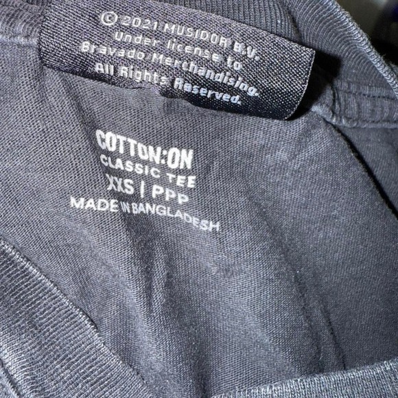 Rolling Stones Live '78 Tour Tee It's Only Rock 'n Roll Cotton On XXS Black - Picture 5 of 5